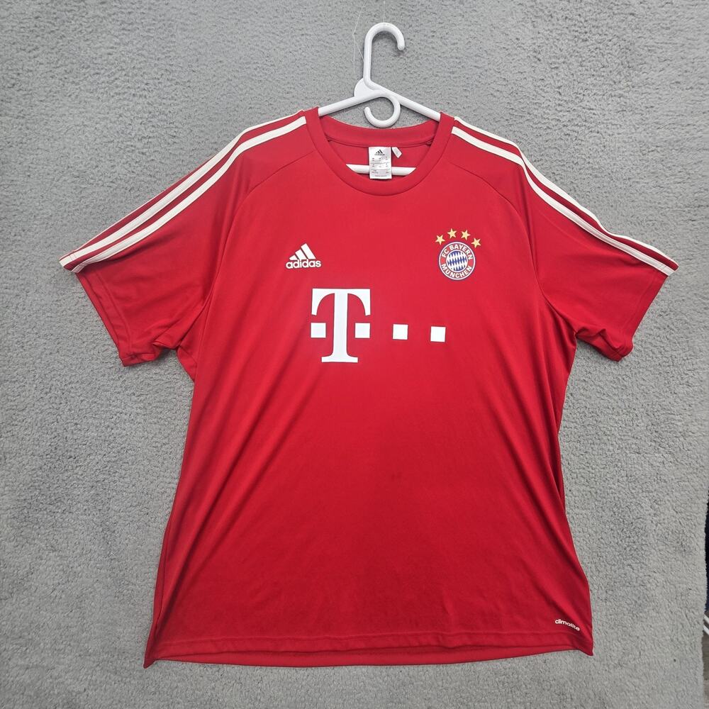 Adidas FC Bayern Munich 2016/17 Home Soccer Jersey Mens 2XL Red S95371